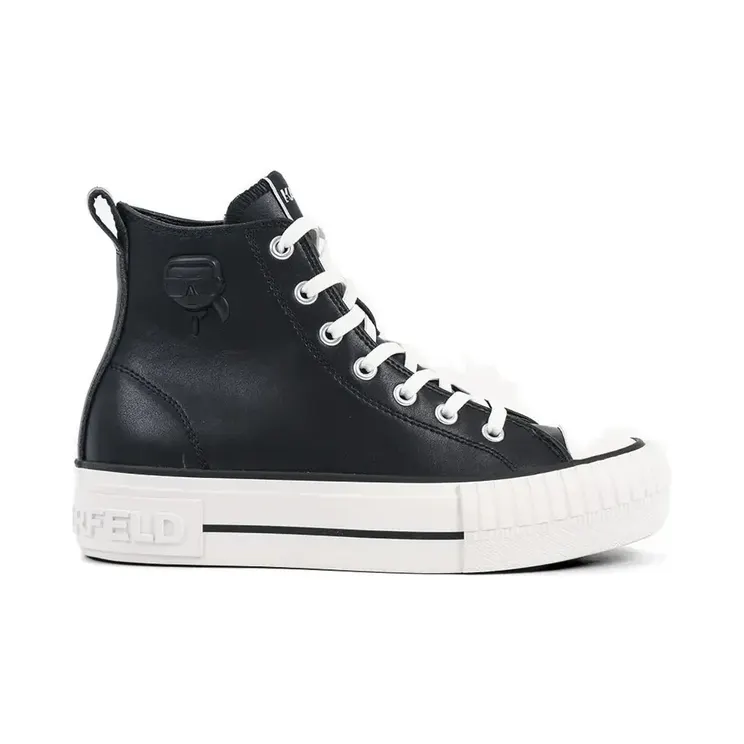 Karl Lagerfeld Kampus Max Nft High-Top-Sneakers “Black” (KL60456)