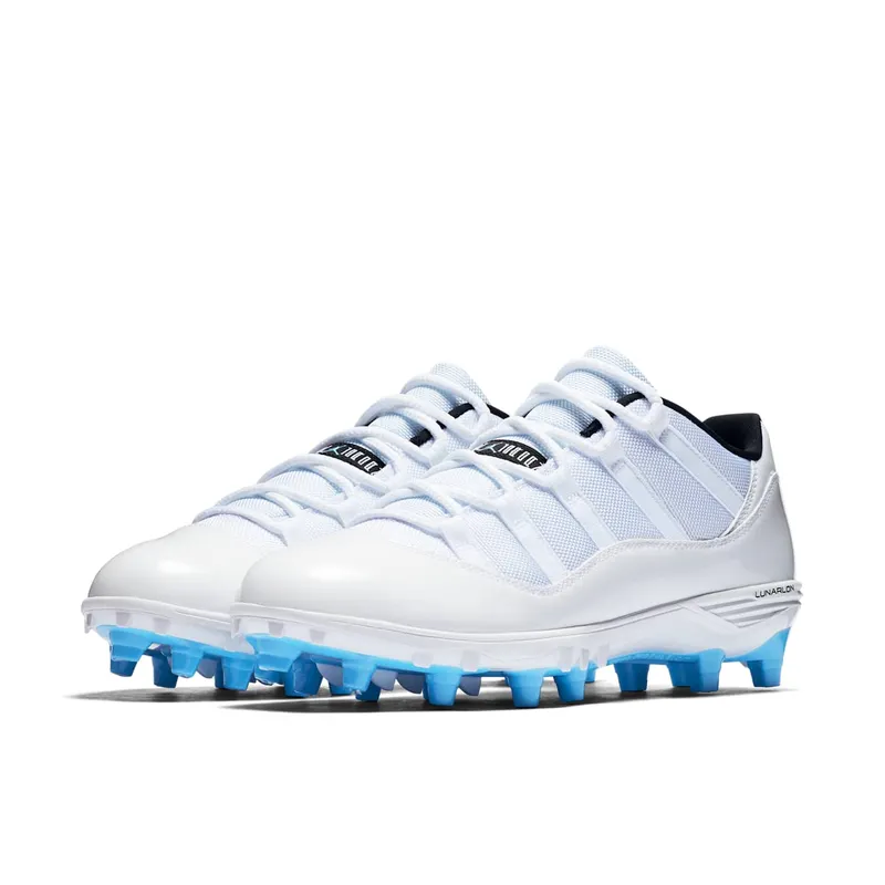 Jordan 11 Retro Low Cleat Columbia White/University Blue-Black (AO1560-117)