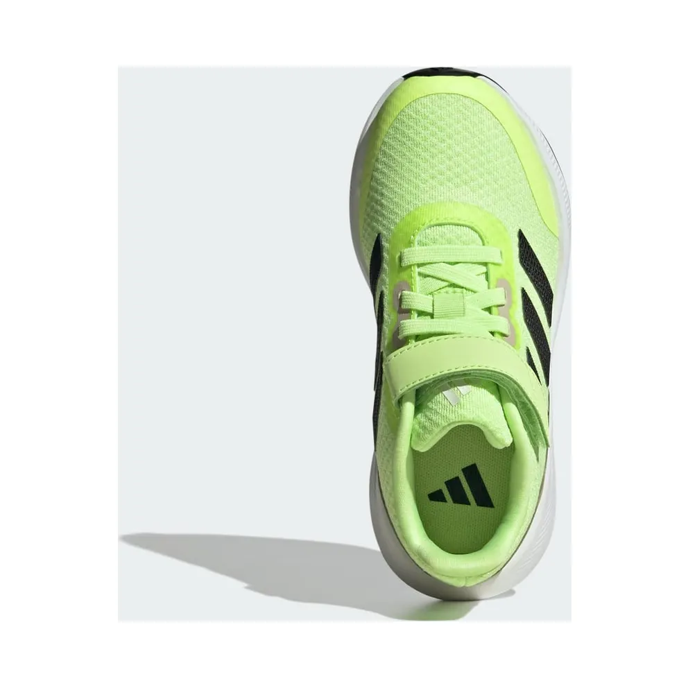 adidas RunFalcon 3.0 with Elastische Veters and Velcro Green Spark / Core Black / Putty Grey (IF8586)