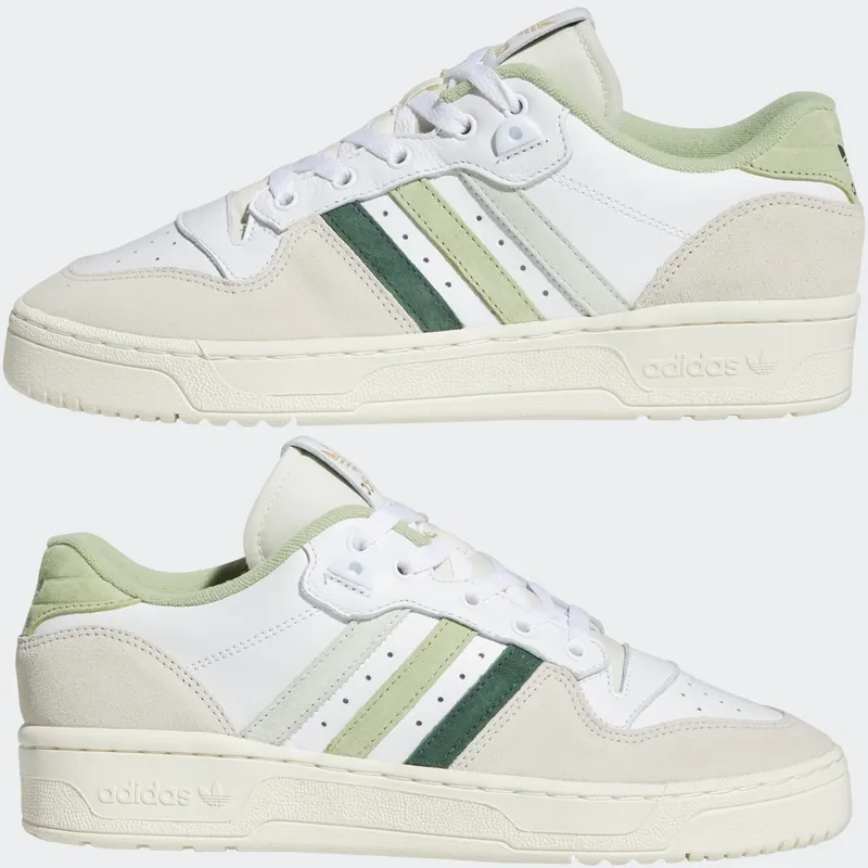 Adidas Rivalry Low Cloud White / Linen Green / Magic Lime (GX7081)