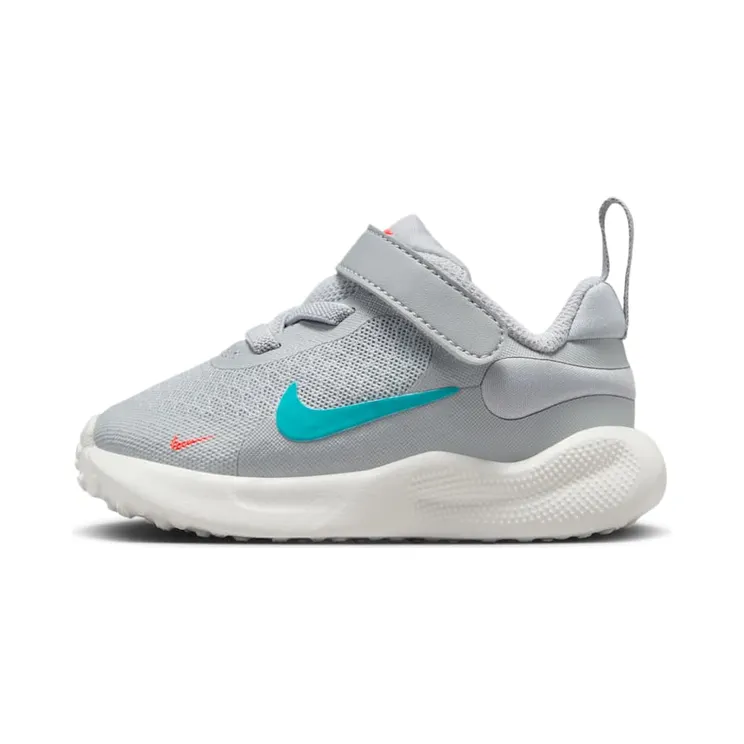 Nike Revolution 7 “Wolf Grey / Bright Crimson / Summit White / Dusty Cactus” (FB7691-008)