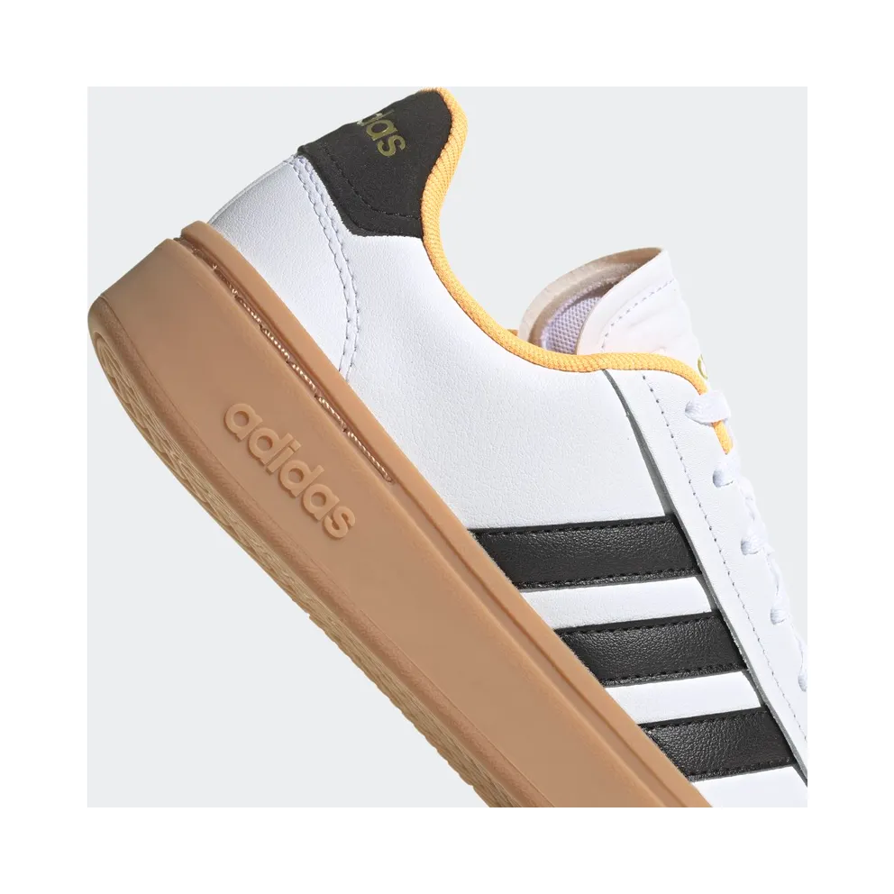 Adidas Grand Court Alpha Cloud White / Core Black / Flash Orange (GX8165)
