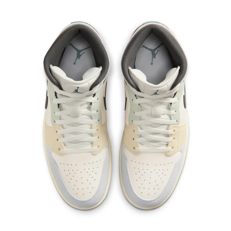 Air Jordan 1 Mid “Sail / Anthracite-Jade Aura-Iced Jade” (IB7110-100)