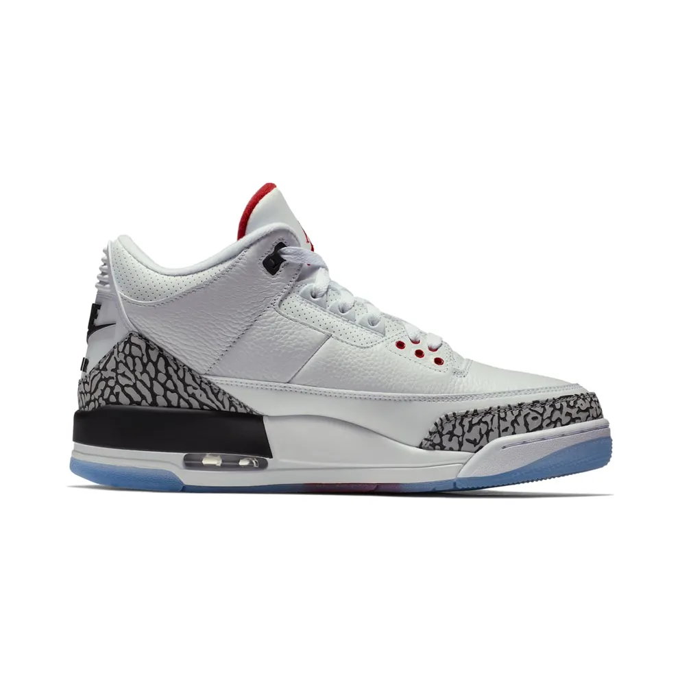 Air Jordan Nike AJ III 3 NRG White Cement (Dunk Contest – Free Throw Line) (2018) (923096-101)
