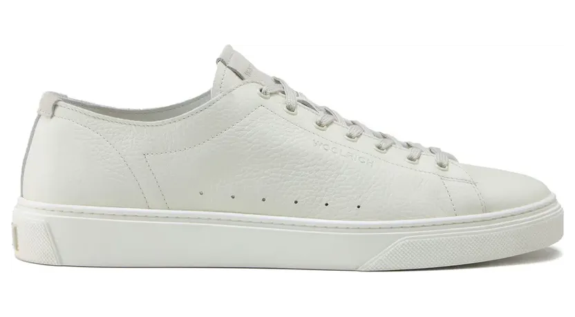 Woolrich Cloud Court leren sneakers – Beige (CMWFFO1030MRUWF259)