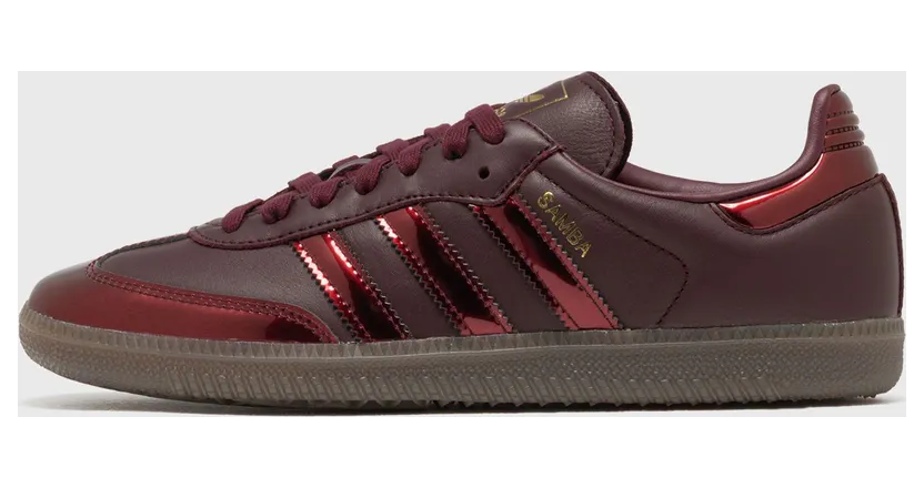 adidas Samba OG Maroon Gold Metallic