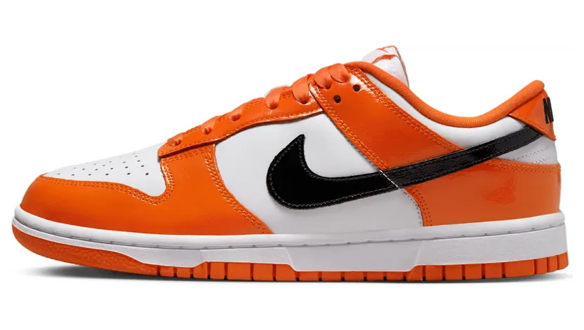 Nike DUNK LO MNS “Orange / Black Patent Leather” (DJ9955-800)