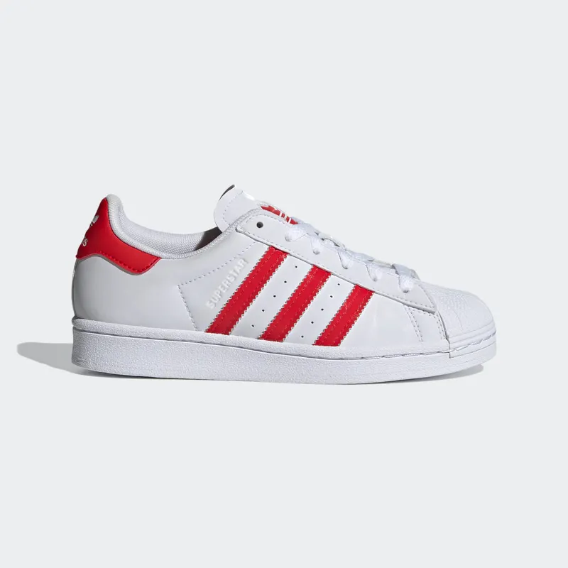 adidas Superstar Cloud White / Vivid Red / Cloud White (FY2569)
