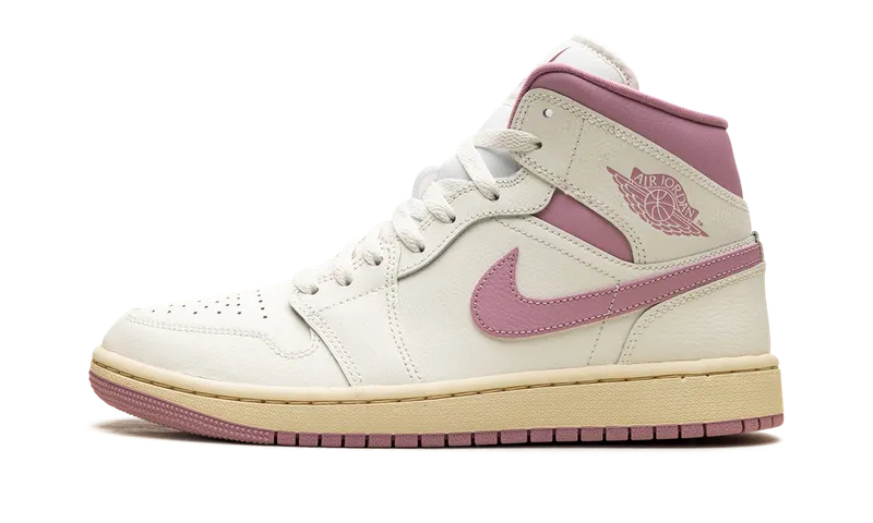 Jordan 1 Mid “Sail Pink Coconut Milk” (BQ6472-162)