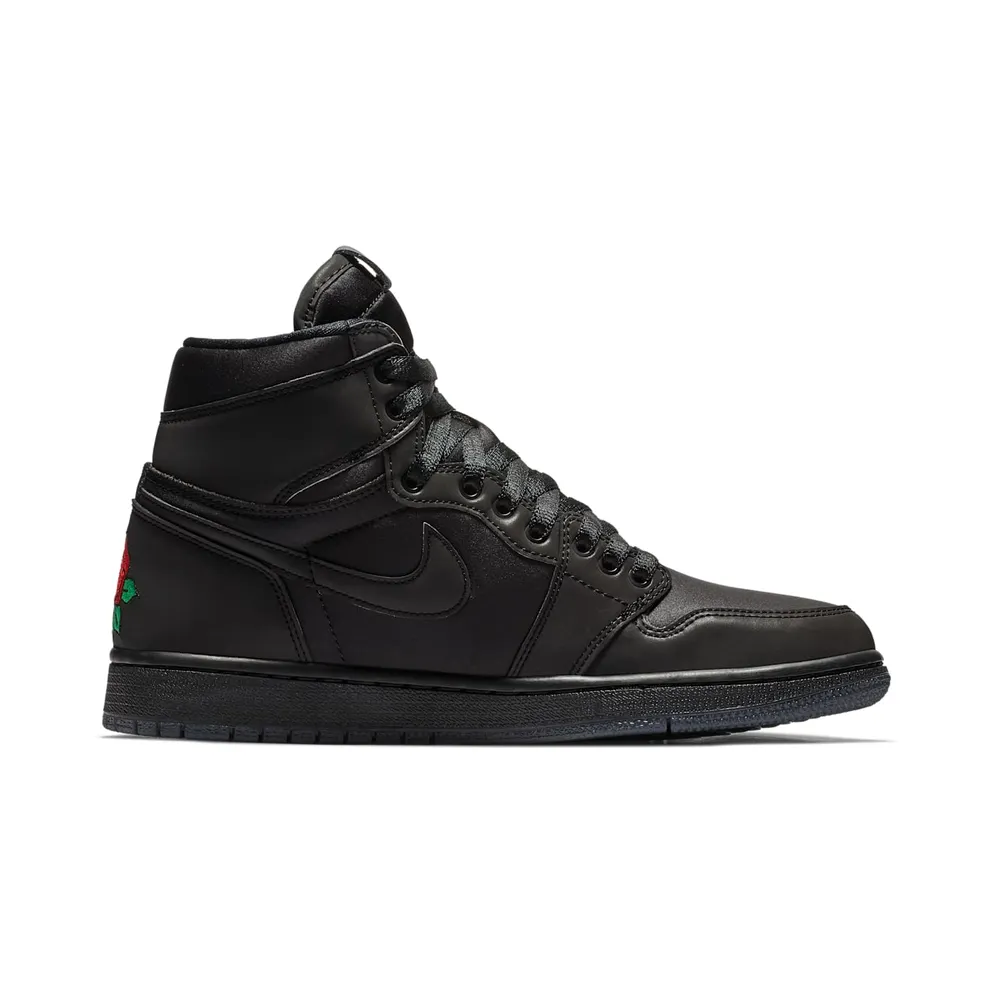 Jordan 1 Retro High Rox Brown (W) Black/Black-Metallic Gold (BV1576-001)