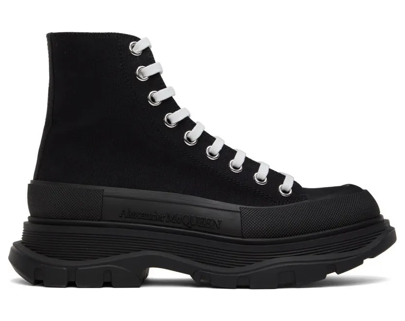 Alexander McQueen Blue Tread Slick High (604254W4MV2)