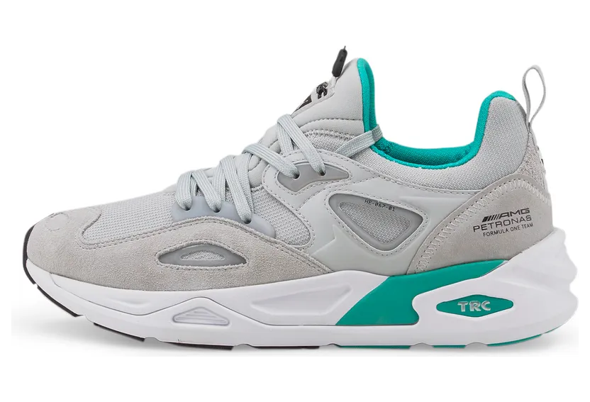 Puma Mercedes F1 TRC Blaze motorsportschoenen Groen/Zilver (307134-01)