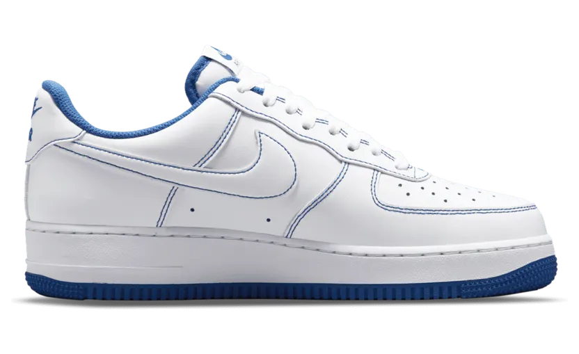 Nike Air Force 1 Low 07 White Game Royal (CV1724-101)
