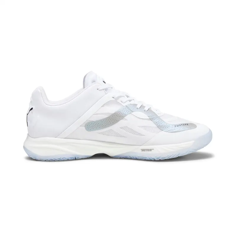 Puma Accelerate NITRO SQD zaalschoenen White/Black/Grey (107293-03)