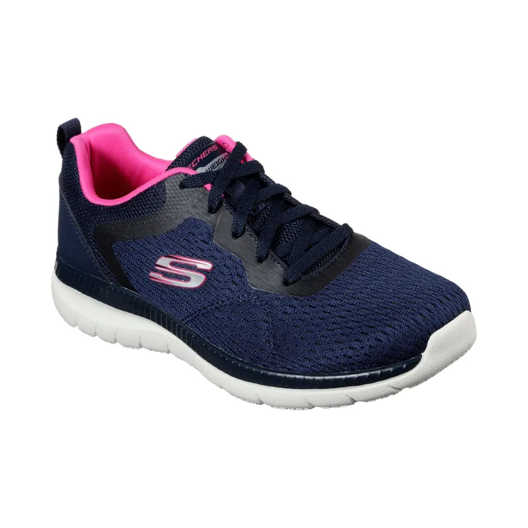 Skechers Bountiful Quick Path Marine / Heet Pink “Blue” (12607 Nvhp) (12607NVHP)