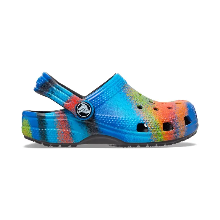 Crocs Classic Spray Dye Clog Black Multi (208094-0C4)