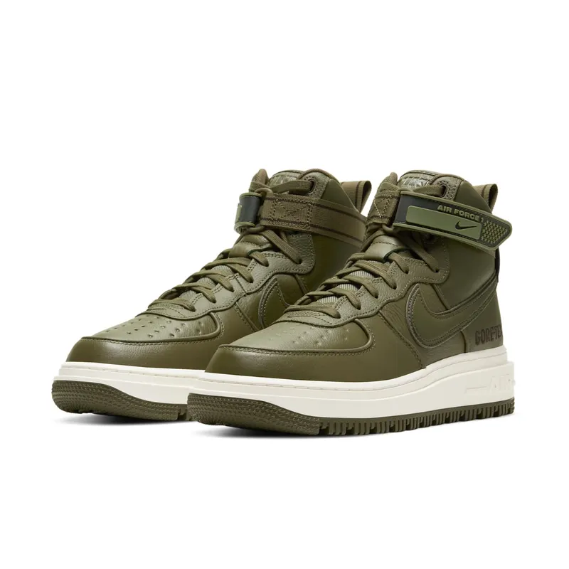 Nike Air Force 1 High GTX Boot Medium Olive Medium Olive/Seal Brown-Sail (CT2815-201)