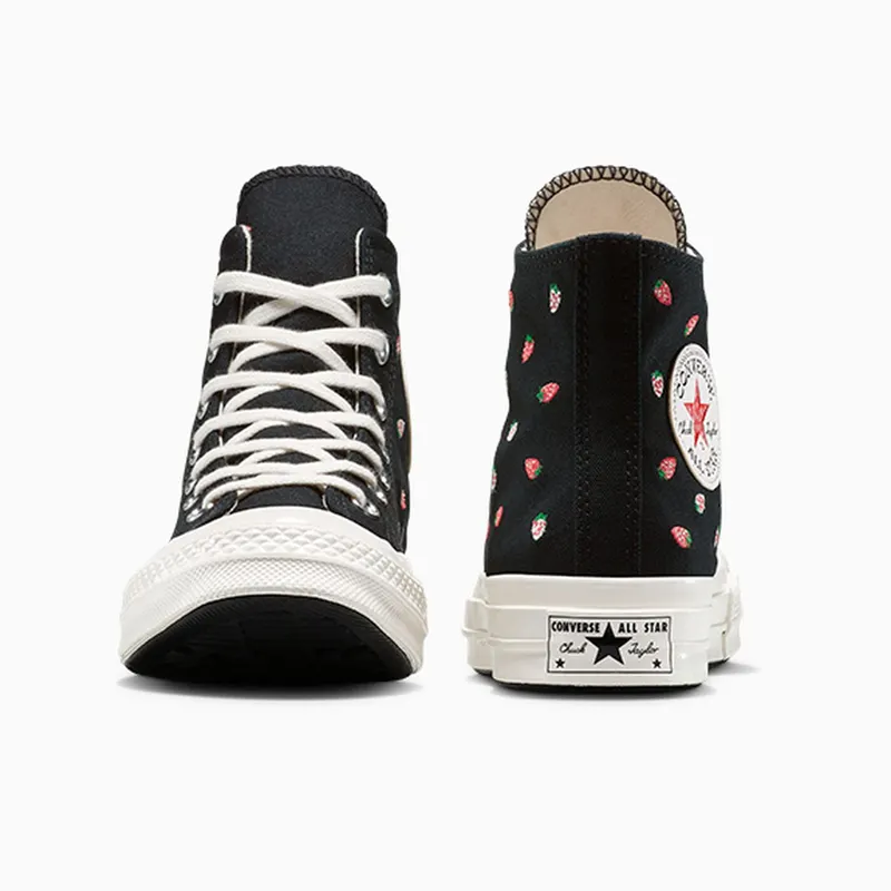 Converse Chuck 70 Embroidered Strawberries Black/Soft Red/Green (A14944C)