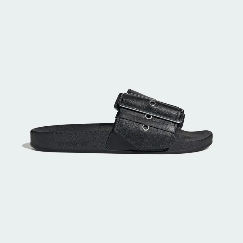 Adidas adidas x Jeremy Scott adilette Slides Core Black / Core Black / Silver Metallic (JR0973)
