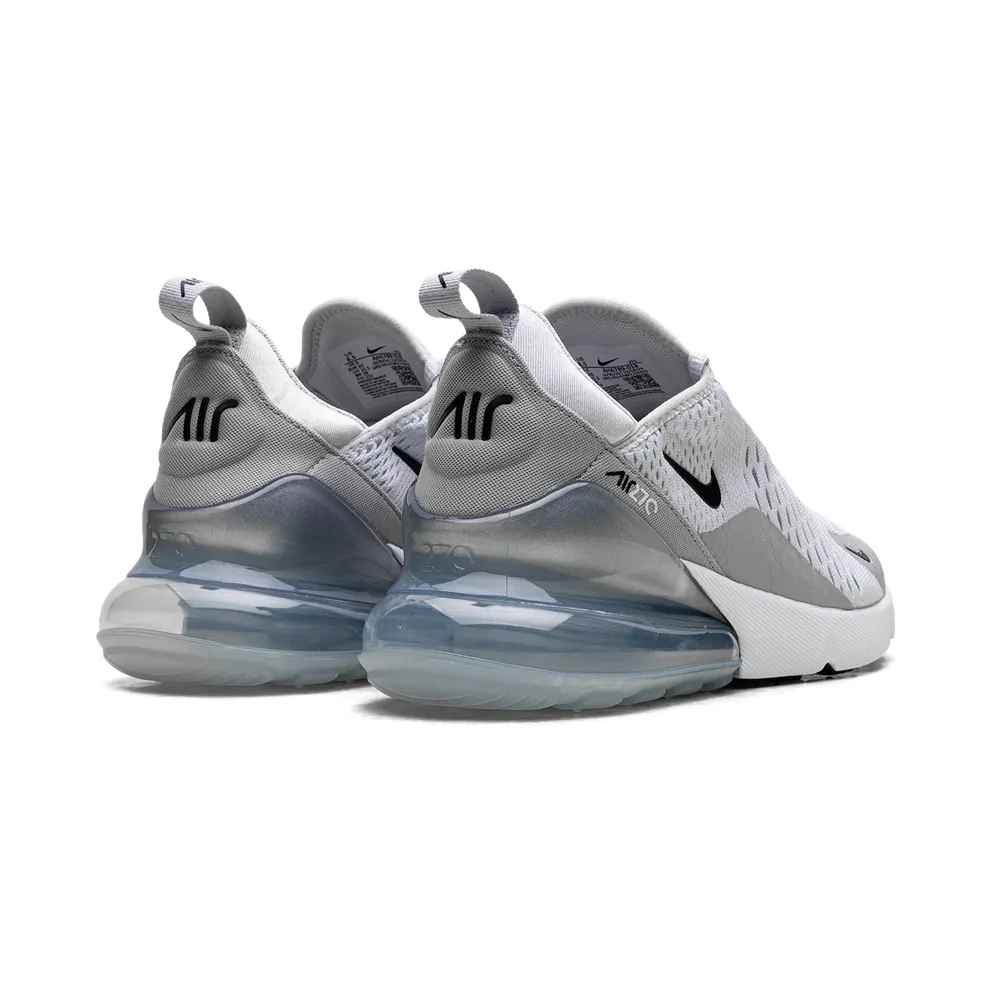 Nike Air Max 270 “Pure Platinum Light Smoke Grey Metallic Silver Black” (AH6789-018)
