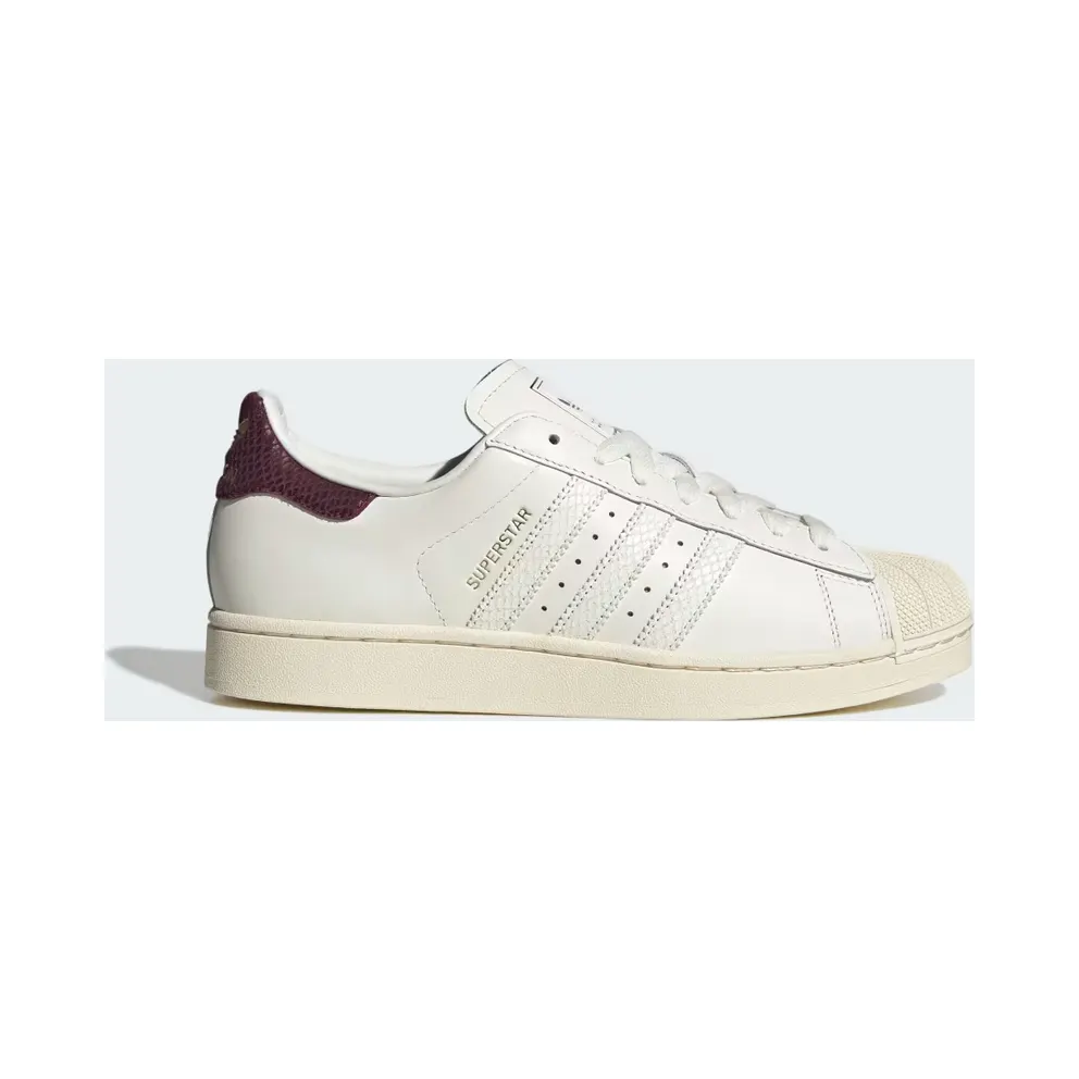 adidas Superstar II “Core White / Maroon / Cream White” (LB5475)