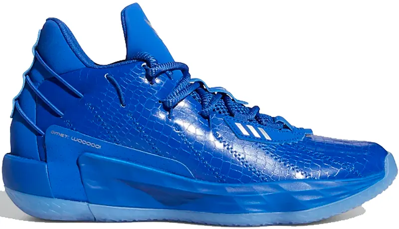 adidas Dame 7 Ric Flair Royal Blue/Silver Metallic/Royal Blue (FX6619)