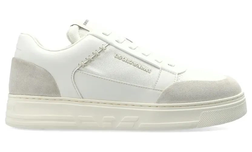 Emporio Armani Sneakers mit Logo – Weiß (EM004836AF24321)
