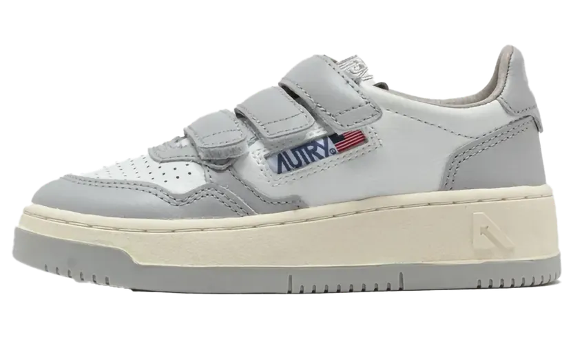Autry Kidstripes Low Kids “White / Light Grey” (KILK-WB02)