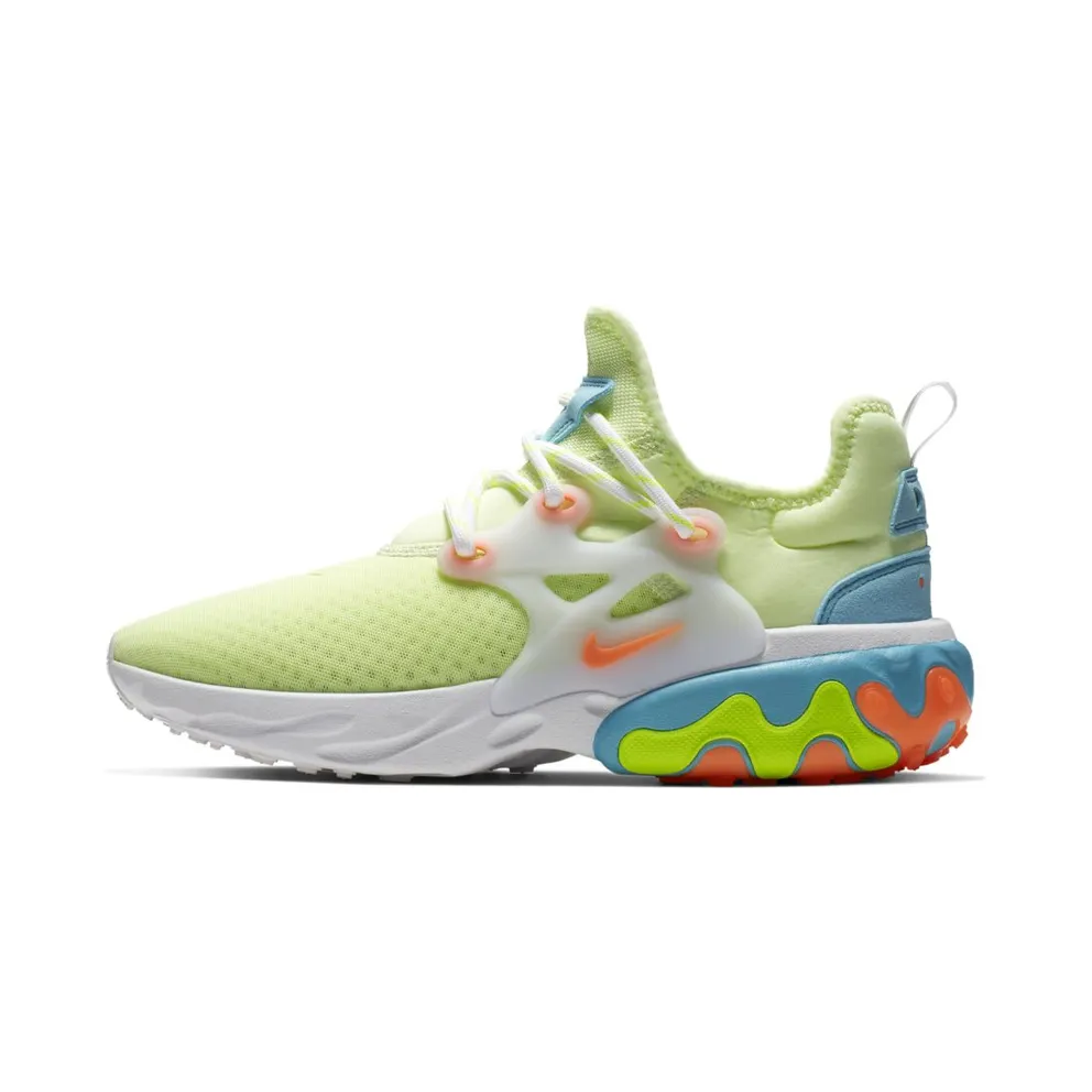 Nike React Presto Barely Volt (W) Barely Volt/Hyper Crimson-Blue Gaze-Volt-White (CD9015-700)