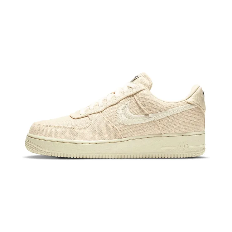 Nike Stussy x Air Force 1 Low ‘Fossil’ Fossil Stone/Sail/Off White (CZ9084-200)