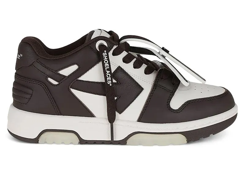 OFF-WHITE Out Of Office OOO Low Tops Chocolate White (OWIA259C99LEA0066G0A)
