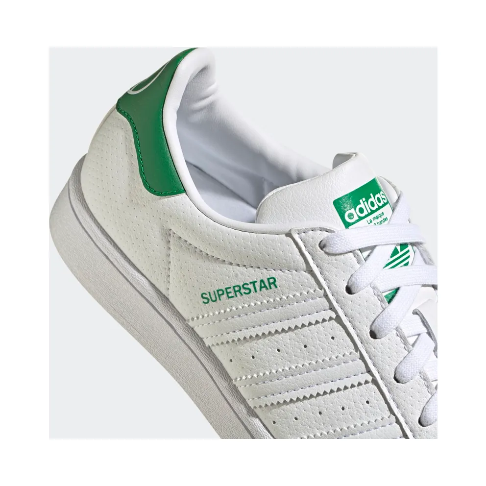 adidas Superstar Cloud White / Cloud White / Green (FW0818)