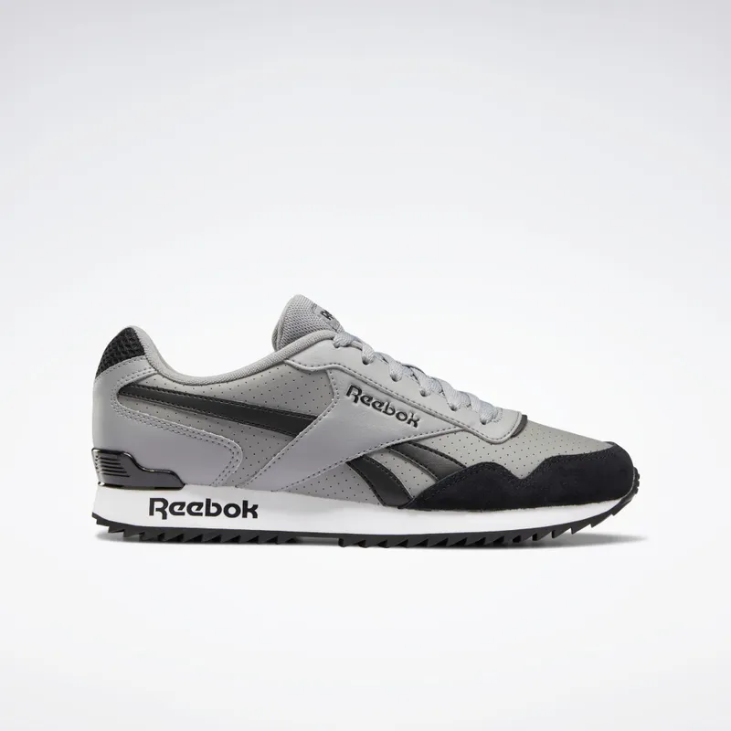 Reebok Royal Glide Ripple Clip Pure Grey 5 / Black / White