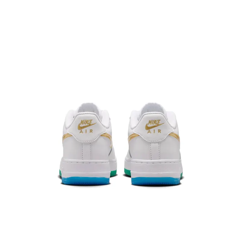 Nike Air Force 1 White/Soar/Sonic Yellow/Metallic Gold (IR3538-100)