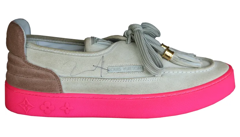 Louis Vuitton Mr. Hudson Kanye Grey/Pink (Signed)