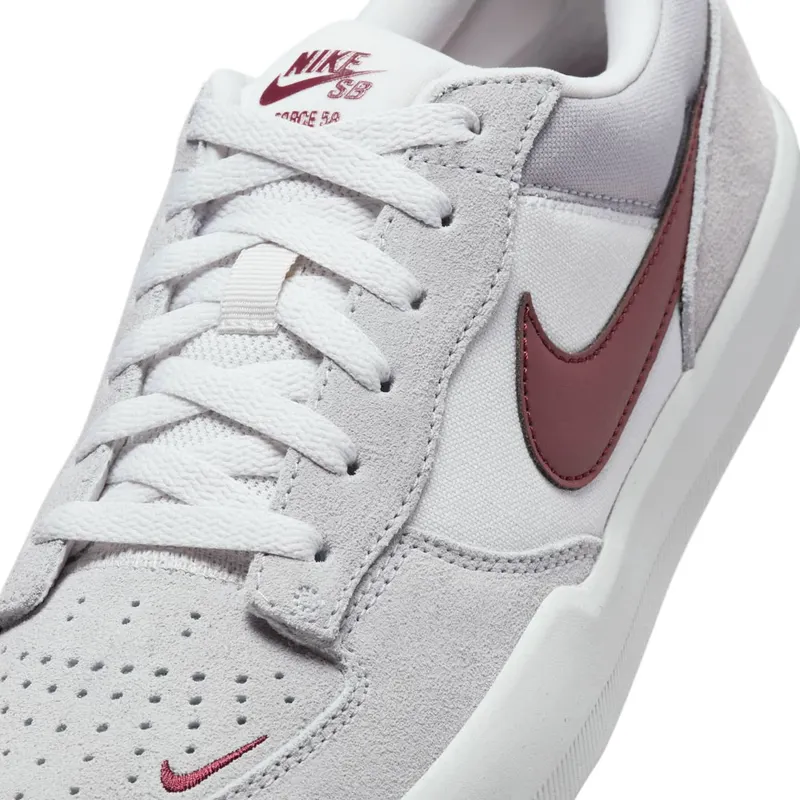 Nike SB Force 58 Platinum Tint Dark Red (FQ7637-001)