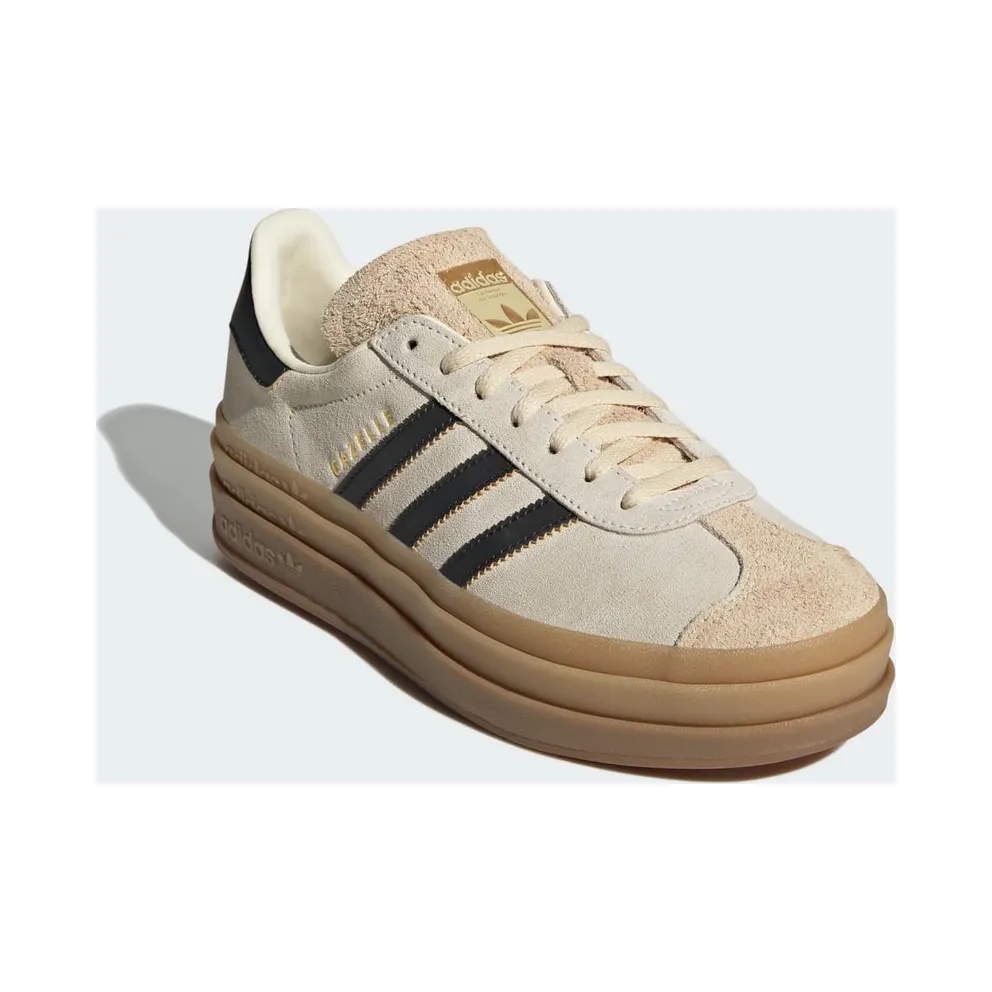 Adidas Gazelle Bold Cream White / Core Black / Sand Strata (JS3892)
