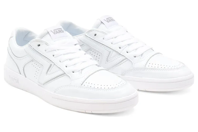 VANS Leather Lowland Cc Schoenen (Wit)