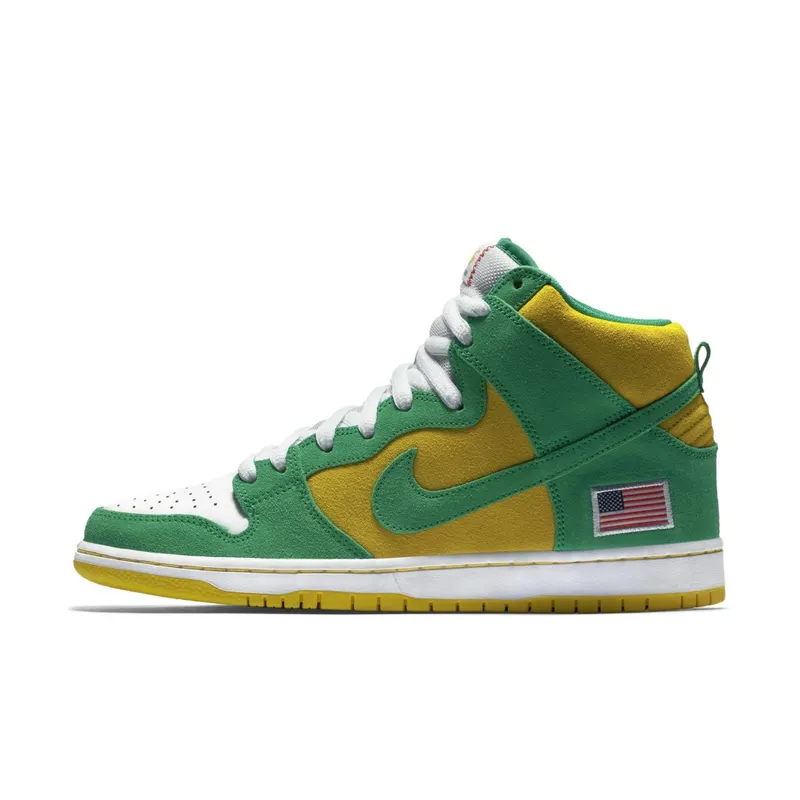 Nike Dunk SB High Oakland Athletics Stadium Green/Stadium Green-Black-Speed Yellow (305050-337)