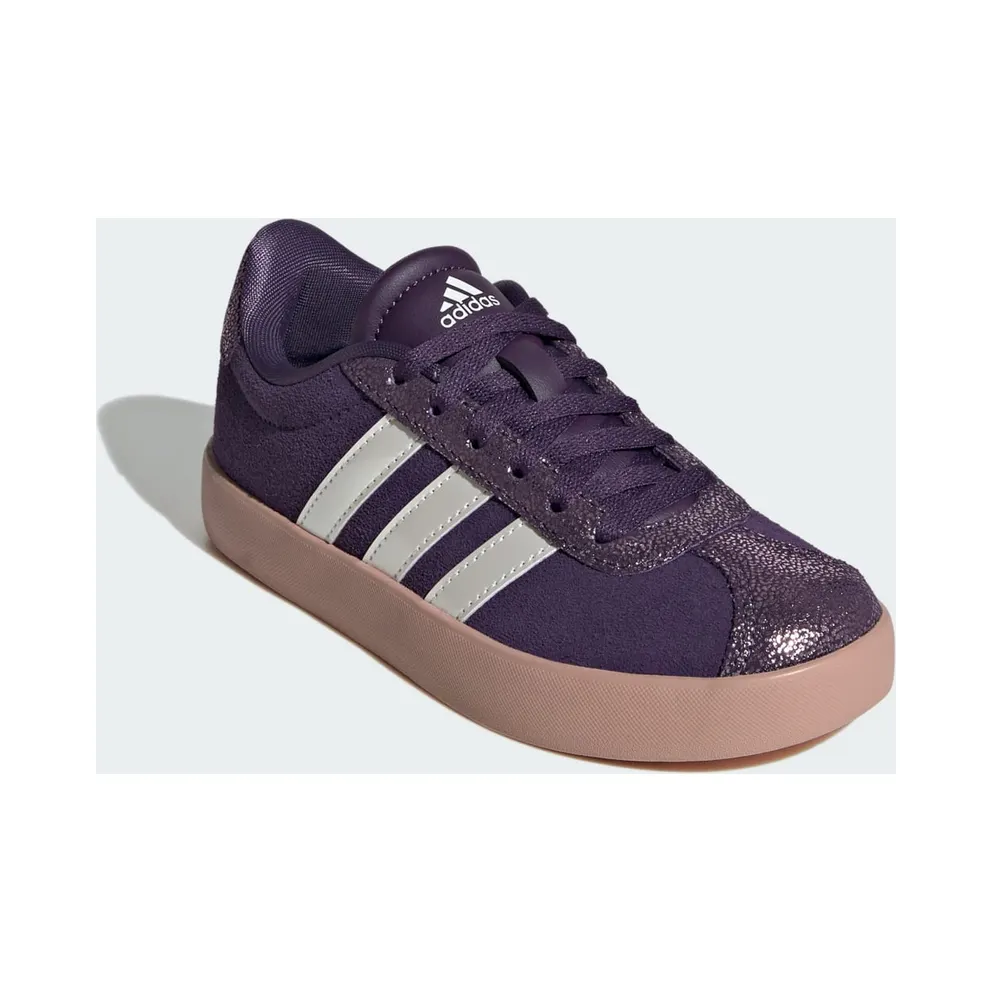 Adidas VL Court 3.0 Kids Aurora Plum / Zero Metalic / Pink Gum (JS3485)