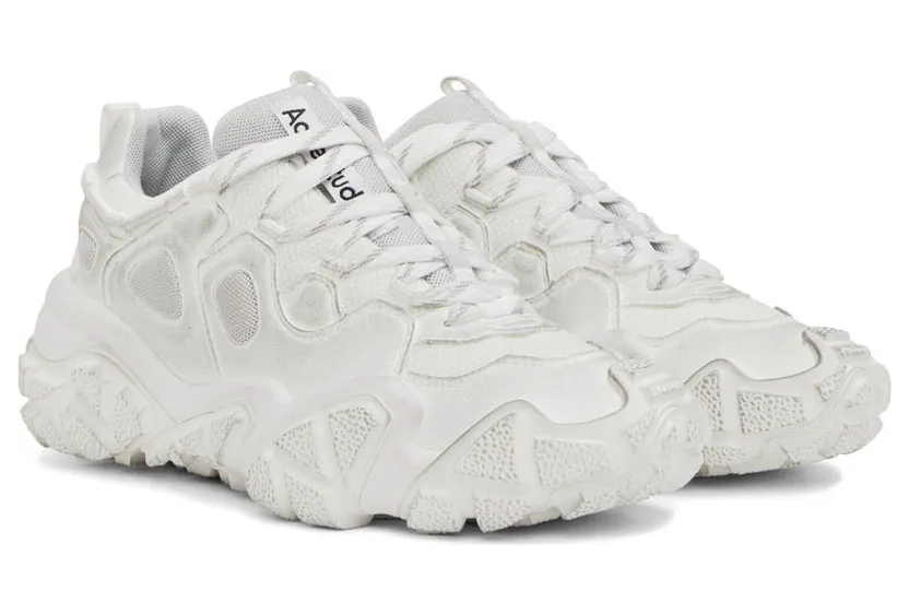 Acne Studios White Mesh Sneakers (BD0131-) (4)