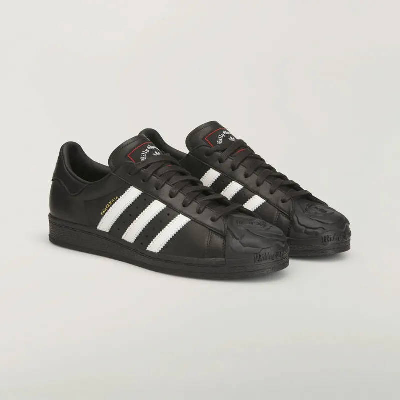 Adidas Superstar “Willy Chavarria Rose Black White Red” (KI5156)
