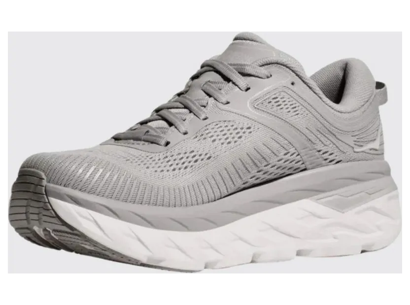 Hoka Bondi 7 Technical Mesh Sneakers White (1110519HST)