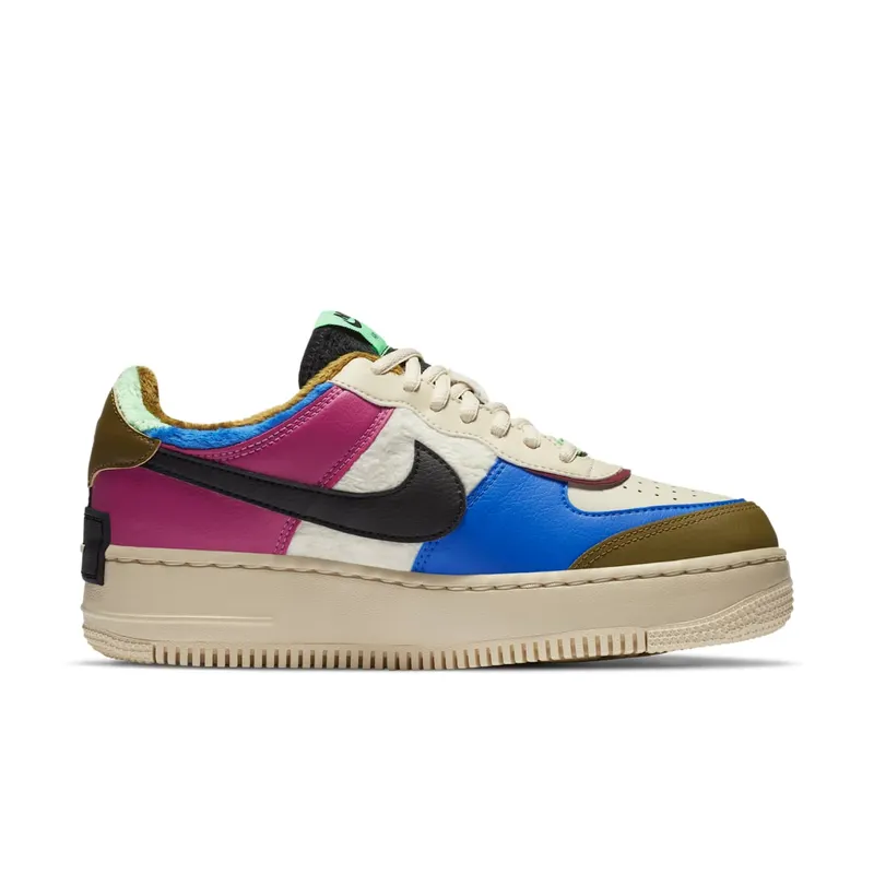 Nike Air Force 1 Shadow Cactus Flower Olive Flak (W) Cactus Flower/Olive Flak-Racer Blue-Fossil (CT1985-500)