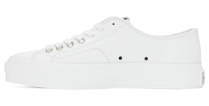 Givenchy White Leather City Sneakers (BH0050H0X2) (3)