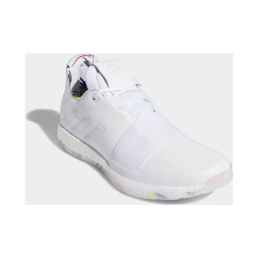 adidas Harden Vol. 3 White Black Cloud White/Cloud White/Core Black (G54022)