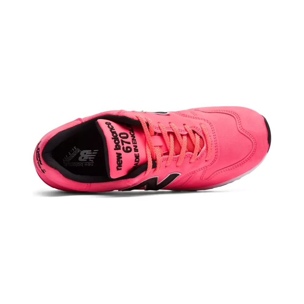 New Balance 670 Pink Neon Pink/Black-White (M670NEN)