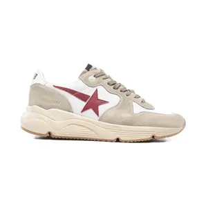 Golden Goose Sneakers met sterapplicatie en hardloopzool – Beige (GMF00126F008131)