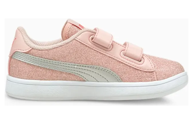 Puma Smash v2 Glitz Glam Kid Zilver (367378-23)