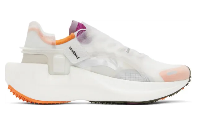 Soulland White and Orange Li-Ning Edition Windranger Sneakers (ARHQ355-1)